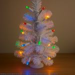 20 Light Non Connectable Multi LED Mini Lights White Wire